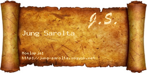 Jung Sarolta névjegykártya
